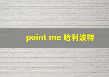 point me 哈利波特